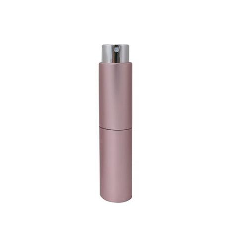 Pastel color travel size perfume purse atomizer packaging 8ml capacity aluminum outer case inner glass vial mist sprayer