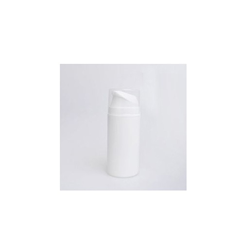 Cylinder shape plastic bottle for facial foam soap with pump applicator and cap acne soap