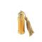 luxury golden custom made metal wand oil perfume bottle