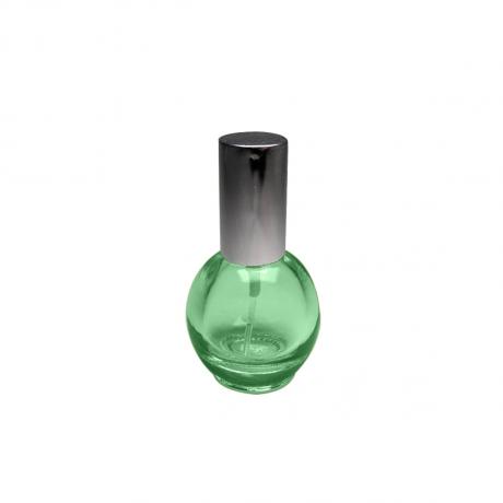Tiny shape glass bottle 10ml globe shape perfume packaging 13/415 screw neck floral sample perfume packaging