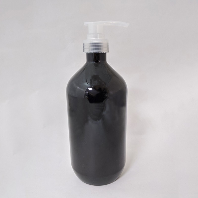 Big volume empty plastic bottle 250ml capacity PCR PET plastic bottle for shampoo and body lotion packaging