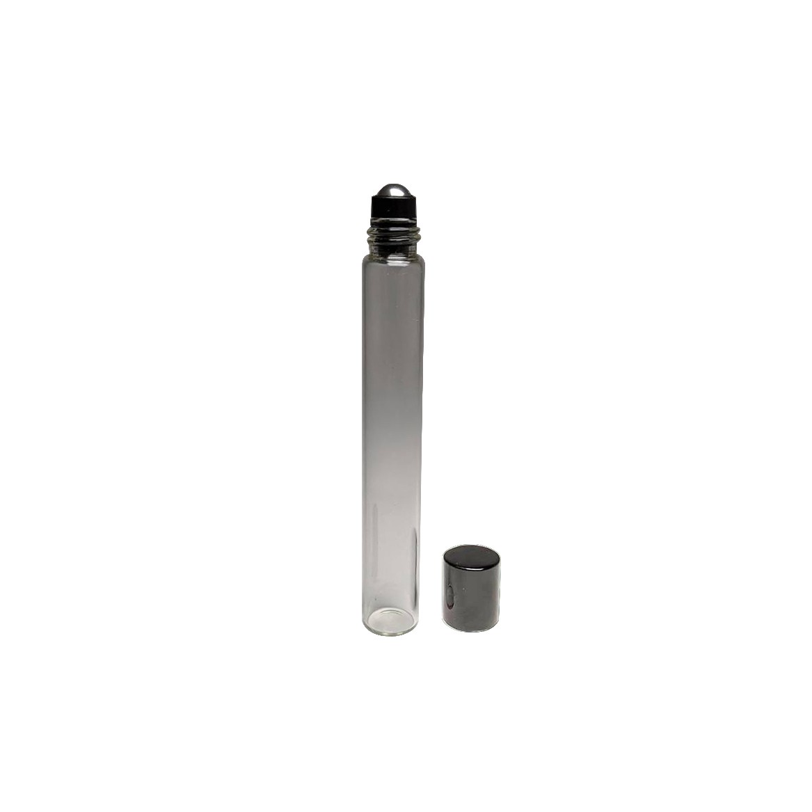 Unique packaging empty 10ml matte glass bottle with stainless roller ball and cap for oil bottle