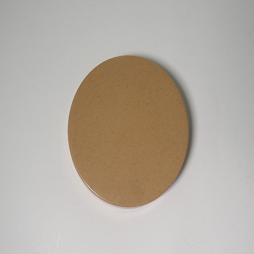 Eco friendly wooden round compact powder case packaging used reusable