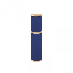 New design luxury blue leather wrapped small perfume dispenser