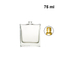 Best selling item 105 ml empty heavy bottom glass bottle with crimp neck perfume fragrance